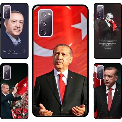President Turkey Recep Tayyip Erdogan For Samsung S21 Ultra Note 20 Note 9 10 Case For Galaxy S10 S8 S9 Plus S10e S20 FE Coque