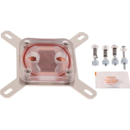 Professional Special CPU Water Cooling Block Waterblock Copper Base Cool #2