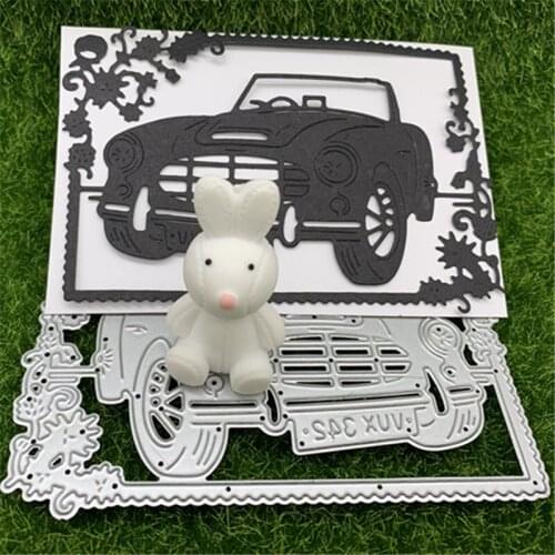 Car display frame photo frame hand embossed DIY album scrapbook greeting card decoration metal cutting mold