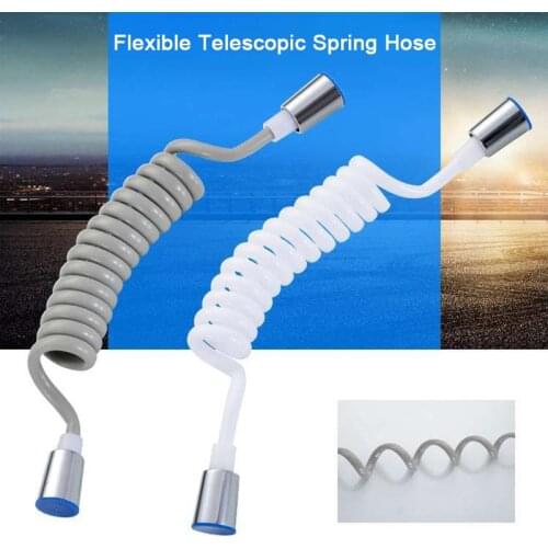 Telephone line Shower Hose Spring Flexible Water Plumbing Bathroom Accessories