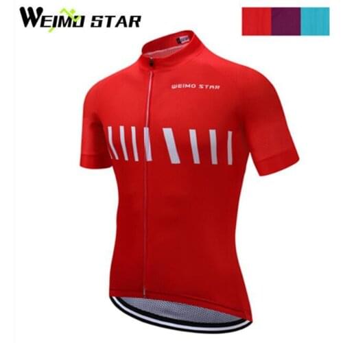 WEIMOSTAR Pro Team Ropa Ciclismo Sports Mens Cycling Clothing Short Sleeve Shirts Tops Mens Bike Bicycle Cycling Jerseys S-XXXL