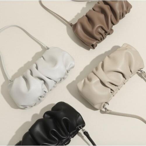 Women Genuine Leather Bag Fashion Solid Color Ladies Purse Shoulder Bags Casual Travel School Shopping Bags Office Lady Handbag