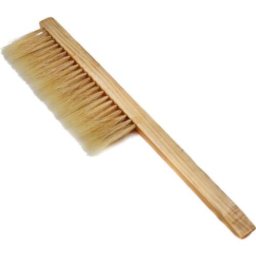 1 PCS Double Rows Bristles Bee Brushes Beekeeping Tools Two Rows Horsetail Hair New Bee Brushes Beekeeping Equipment for Scraper
