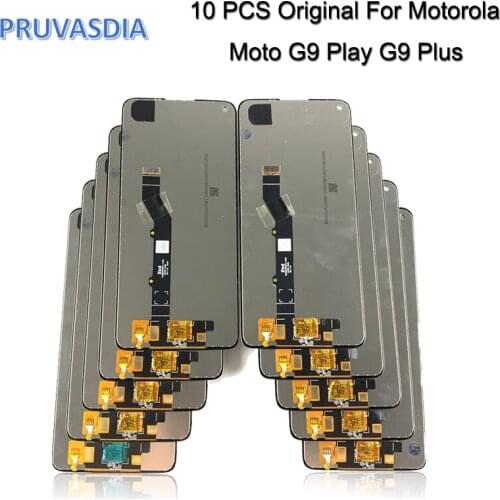 10 Piece Wholesale For Motorola MOTO G9 PLAY LCD Display Touch Screen Digitizer Assembly For Motorola Moto G9 Plus LCD Screen