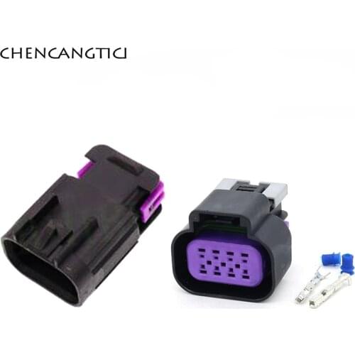 2 Sets 8 Pin Delphi Daytime Running Light DRL Connector Auto Fog Lamp Socket for BUICK Chevrolet Chevy 15326839 15326835