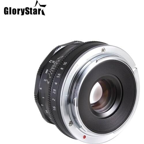 35mm F/1.6 Manual Focus MF Prime Lens For Panasonic Micro 4/3 G123456789 G85 GF123456789 GM1 GM5 GM10 GX1 GX7 GX8 GH12345 M4/343