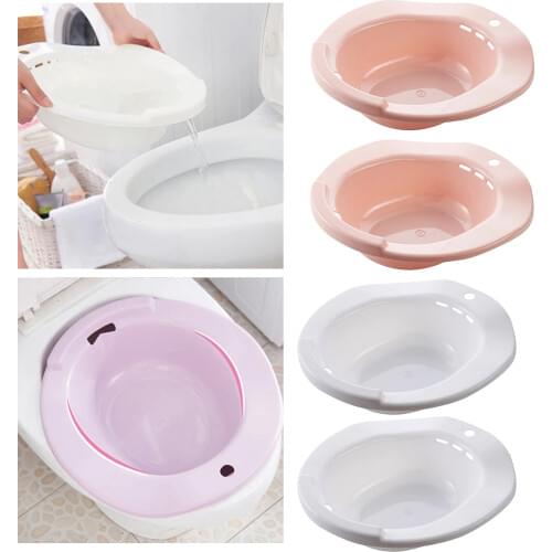 4x Sitz Bath Tub Basin Bidet On Toilet For Pregnant Maternity Hemorrhoids