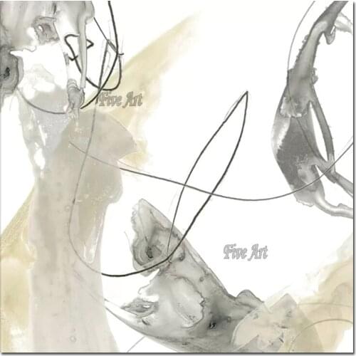 Gray Color Abstract Picture Modern Oil Painting On Canvas Wall Art Pictures For Living Room Unframed