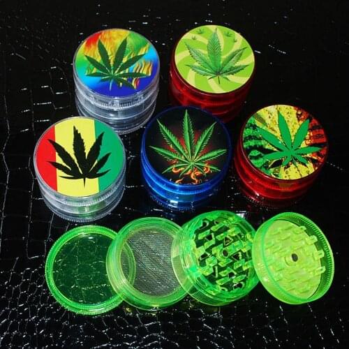Smoking accessories Mini Magnet Smoke Grinder 40mm High Quality Plastic Smoke Crusher