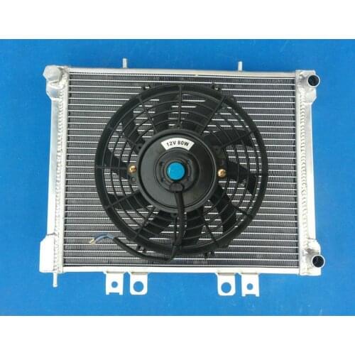 Aluminum Radiator For Polaris Sportsman 700 Twin EFI 4x4 683cc 2002-2007 600 + FAN & Silicone Hose FOR 700