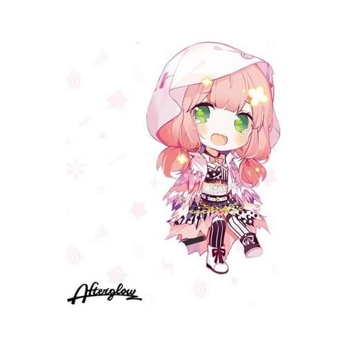 Anime Game BanG Dream! Afterglow Ran Mitake Moca Aoba Tsugumi Hazawa Cosplay Acrylic Keychain Charm Phone Pendant Keyring Gifts