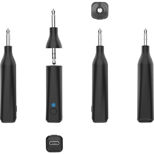 Bluetooth 5.0 Receiver Handsfree Wireless Adapter 3.5mm Mini Stereo Audio Receiver For Speaker Phones Car Headphones