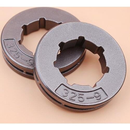2pcs/lot .325" 9 Tooth Chain Sprocket Rim For Husqvarna Jonsered Stihl Oregon 13624 Standard 7 Spline Chainsaw Part