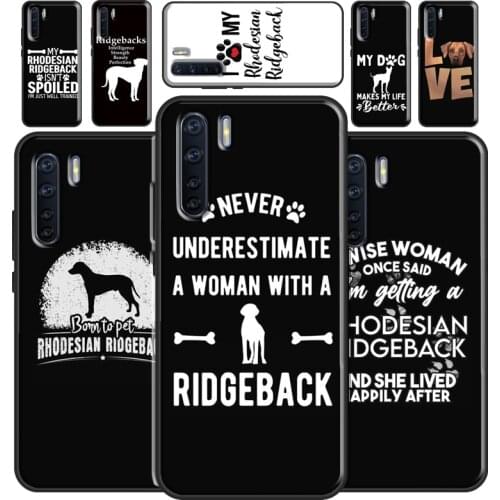 Rhodesian Ridgeback Dog Case For OPPO A5 A9 2020 A31 A53 A52 A72 A15 A83 A91 A93 A1K A5S Find X3 Pro Reno2 Z Cover