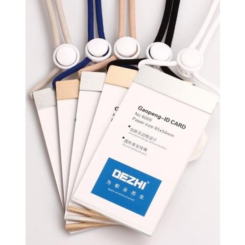 DEZHI-Mg Al Alloy ID Card Badge Holders with Safety Lanyard and Adjustable Buckle,comfortable,Focus on Customization