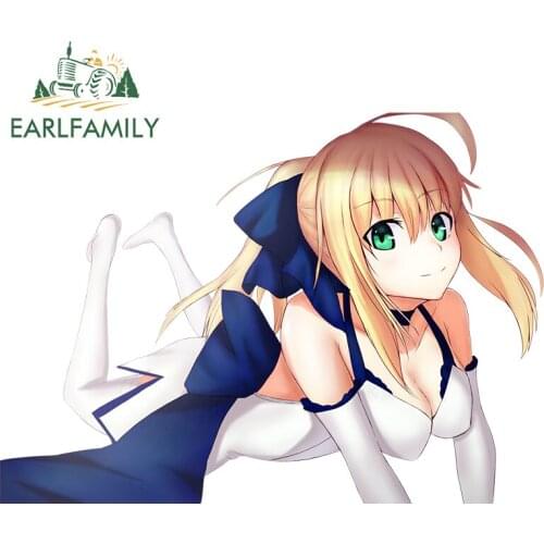 EARLFAMILY 13cm x 9.3cm for Fate Grand Order Waterproof Car Stickers Vinyl Motorcycle Waterproof Anime Funny Graffiti Decor