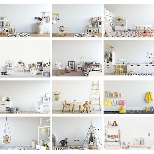 DAWNKNOW Kids Baby Room Indoor Photography Background Backdrop Photocall Newborn Shoot Tapestry Photo Studio Props