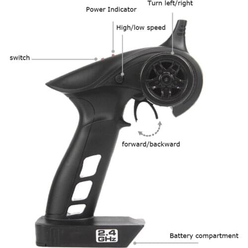KIT Version Universal M149 Full-Scale 2.4G Remote Controller Kit for Off-Road Climbing RC Car Accessories RBR/C