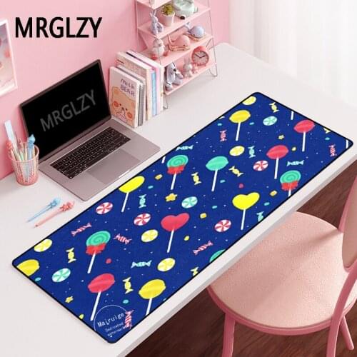 MRGLZY Drop Shipping Kawaii XXL Mouse Pad Gamer Large DeskMat Computer Gaming Peripheral Accessories Girl Heart MousePad for LOL