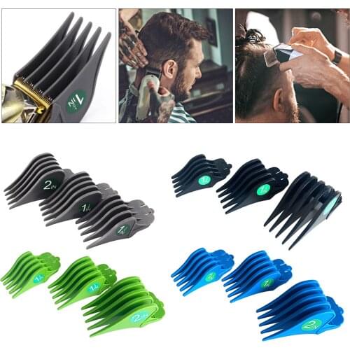 3Pcs/Set Replacement Hair Clipper Guide Combs Cutting Guides Attachment Clipper Guard Combs Attachment Replacement Tool