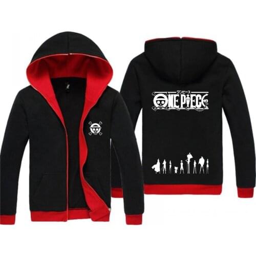Wholesale Price HOT Anime One Piece Brand Men Hoodie Sweatshirt Monkey D Luffy Trafalgar Law Roronoa Zoro Hooded Mens Hoodies