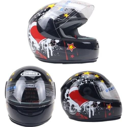 Full Face Motorcycle Helmet for Children Casque Moto Light Weight Kids Riding Motocross Helmets Motorbike Helmet Capacete Moto