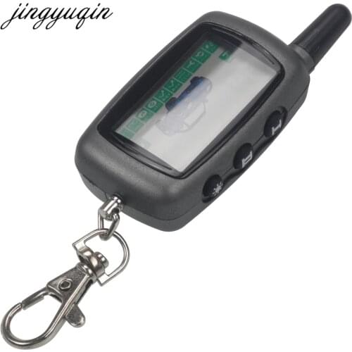 Jingyqin A9 LCD Remote Controller for Starline A9 Twage KeyChian Fob Two Way Car Alarm System