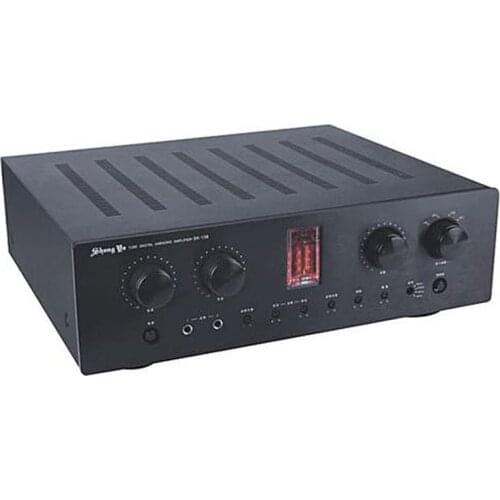 Shengya SK-138 professional electronic tube digital karaoke power amplifier 125W + 125W, frequency response: 20Hz-20kHz ± 1dB