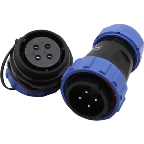 SP29 IP68 Waterproof Aviation Electrical Connector 2 3 4 7 9 12 16 20 24 26 Pin Multi Core Circular Bulkhead Solder Wire Adapter