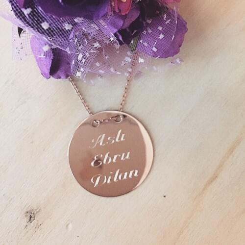 SPECIAL DAY GIFT FOR PERSONALIZED SILVER NECKLACE