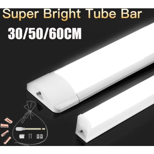 T5 Led Tube Light 220V 30/50/60CM 10W 20W T8 Tube Lamp Bar 1FT 2FT Wall Lights Fixture for Home Lighting Closet Kitchen Study
