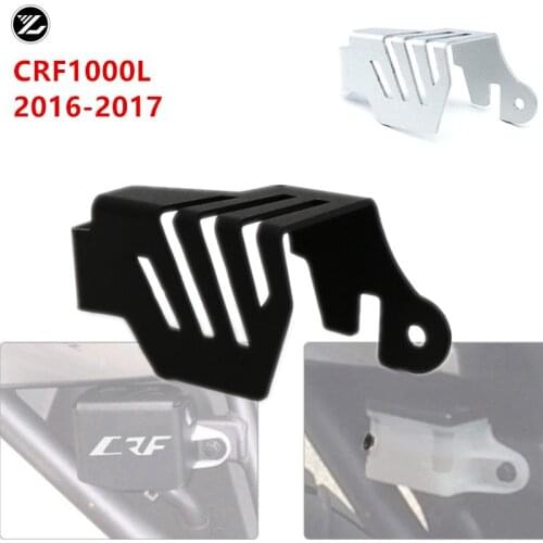 Motorcycle Rear Brake Pump Fluid Tank Reservoir Guard Protector Cover OIL CUP For HONDA CRF1000L crf 1000l 2016 2017