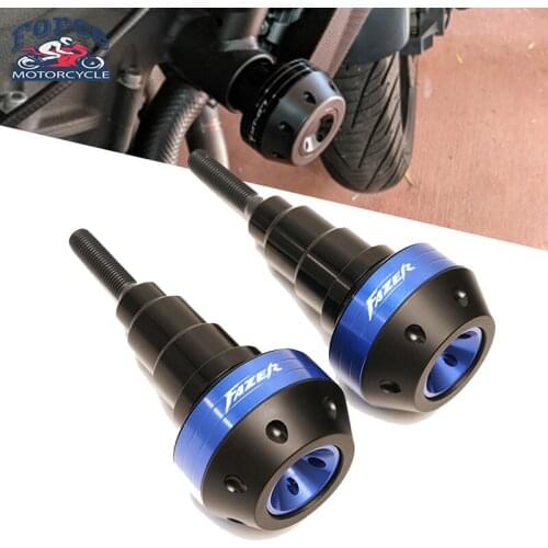 For YAMAHA FZ1 FAZER FZ6 FZ6S FZ8 Motorcycle Falling Protection Frame Slider Fairing Guard Crash Pad Protector With Logo "FAZER"