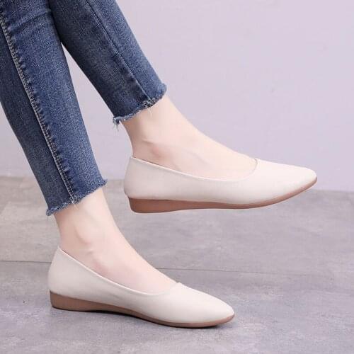 EAGSITY Suede height increasing shoes Women Wedges pumps pointed toe lace up slip on sneaker casual party office career shoes