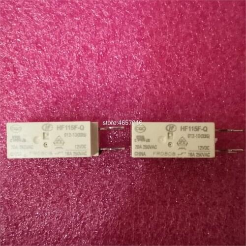 10pcs/lot Relay HF115F-Q-012-1D (555) A group of normally open 18A JQX-115F-Q / 012-1D