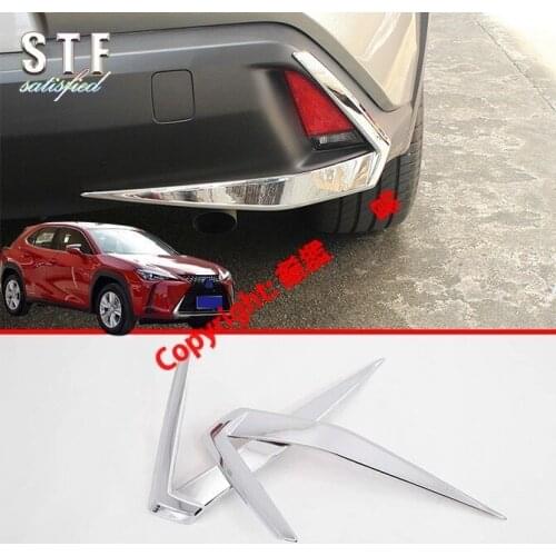 ABS Chrome Rear Fog Light Lamp Cover Trim Molding Bezel Garnish For Lexus UX UX200 250H 260H 2019 2020