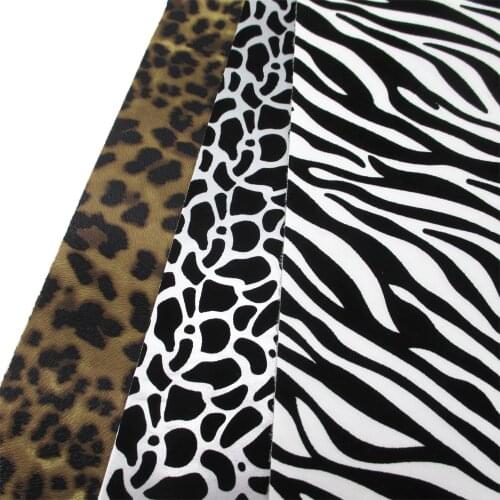 David accessories 20*33cm short velvet Faux Leather Fabric For Sewing,Artificial Synthetic Pu For Diy Bag Material,56369