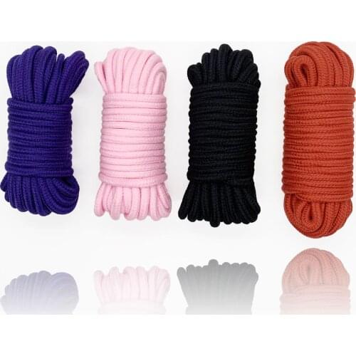 Fun Binding Bondage Rope 10 Meters Alternative Toy Cotton Rope Training Equipment Slave Sex Tools for Couples Sex Position Sm