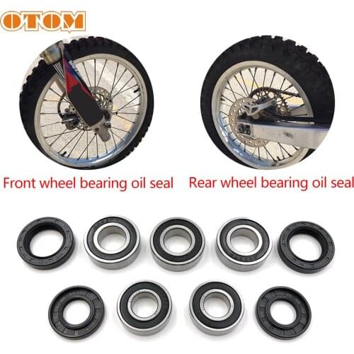 OTOM Motorcycle 6002 Front 6003 Rear Wheel Hub Bearing Oil Seal Kit For HONDA CRF 150R CRF150RB 2007-2020 Motocross Accessories