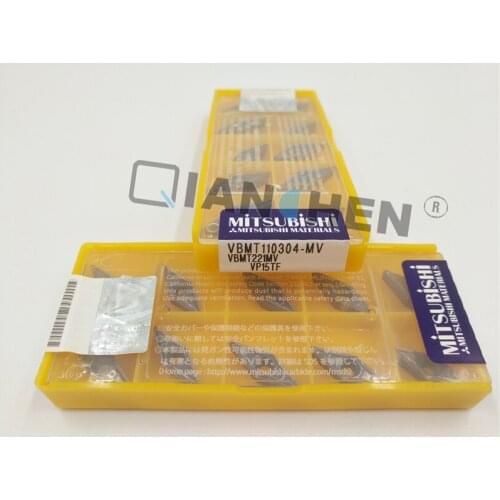 Mitsubishi 10pcs/lot VBMT110304 08 MV VP15TF Internal Turning Tool Hard Alloy