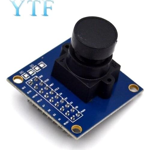 OV7670 300KP Camera Module Supports VGA CIF 640X480 Auto Exposure Control Display Compatible I2C Interface for Arduino