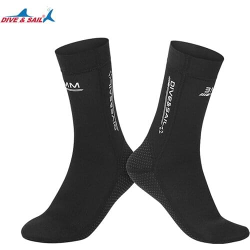New 3MM Neoprene Diving Socks Anti-Skid Warmth And Wear-Resistant Winter Swimming Socks Thickened Swimming Surfing Snorkeling