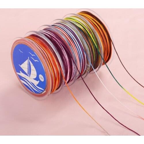 OAR24 strands gradient strands 1mm color handmade braided rope braided bracelet rope colorful hand rope colorful line