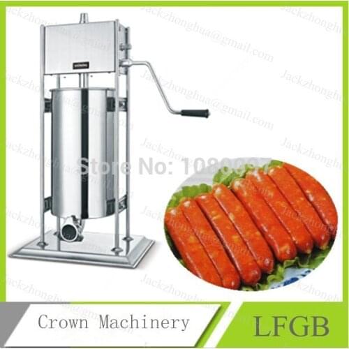 15L Capacity Sausage filler machinery;Sausage stuffer filler machine