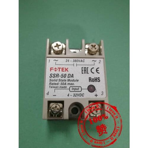 Single Phase Solid State Relay SSR-50DA New Original Electromechanical