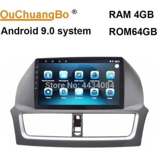 Ouchuangbo car stereo radio gps nav for FAW X80 2017-2019 support 8 cores USB 4GB 64GB android 9.0 OS