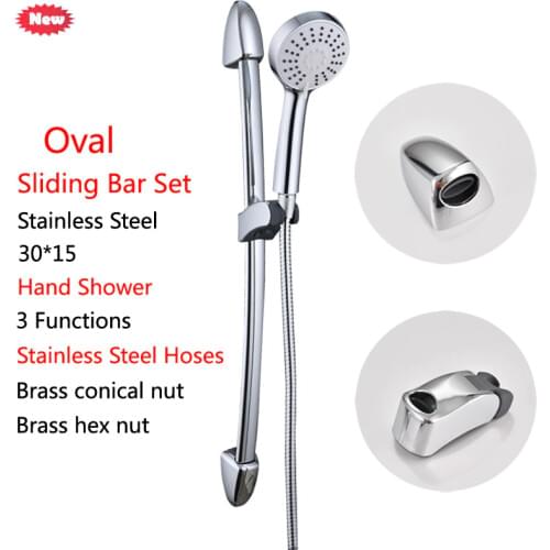 Lifting lever hot new xiamen plating stainless steel lifting sliding sleeve adjustable bracket shower shower set