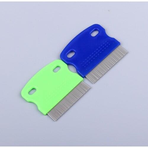 New Pet Dog Comb Remove Flea Hair Brush Hair Comb Comb Dog Brush Pet Grooming Stainless Steel Cat and dog pet cleaning supplies