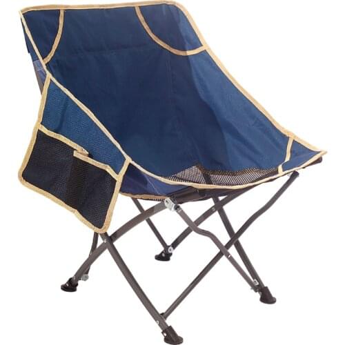 Folding chair backrest on-board portable outdoor super light leisure fishing light casting director moon beach chair