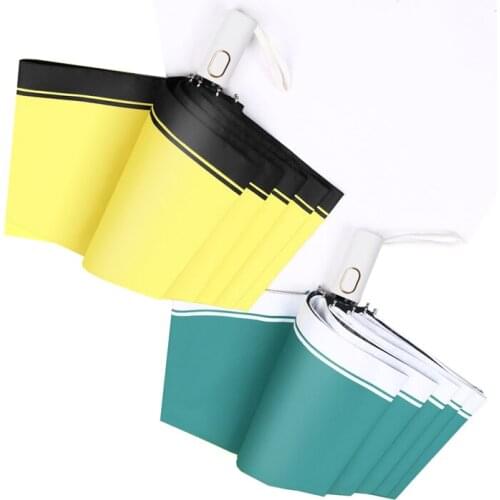 Folding Umbrella Rain Women Parasol Black Coating Sun Umbrellas Gifts Paraguas Sunshade Automatic Business Paraguas Plegable